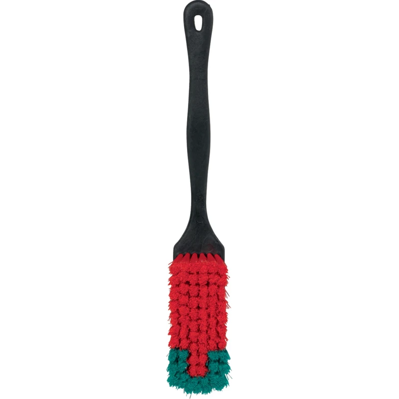Vikan Black Scrubbing Brush with 45 mm Polyester Bristle Length, 420 mm Overall Length, Model 522252