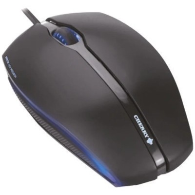 Cherry Gentix 3 Button Wired Standard Optical Mouse Black JM-0300