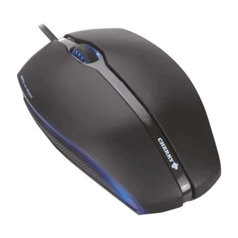 Cherry Gentix 3 Button Wired Standard Optical Mouse Black JM-0300
