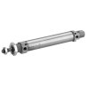EMERSON ? AVENTICS 100 mm Pneumatic Piston Rod Cylinder, MNI Series, Double Acting, Stainless Steel Body, Air 0822334505