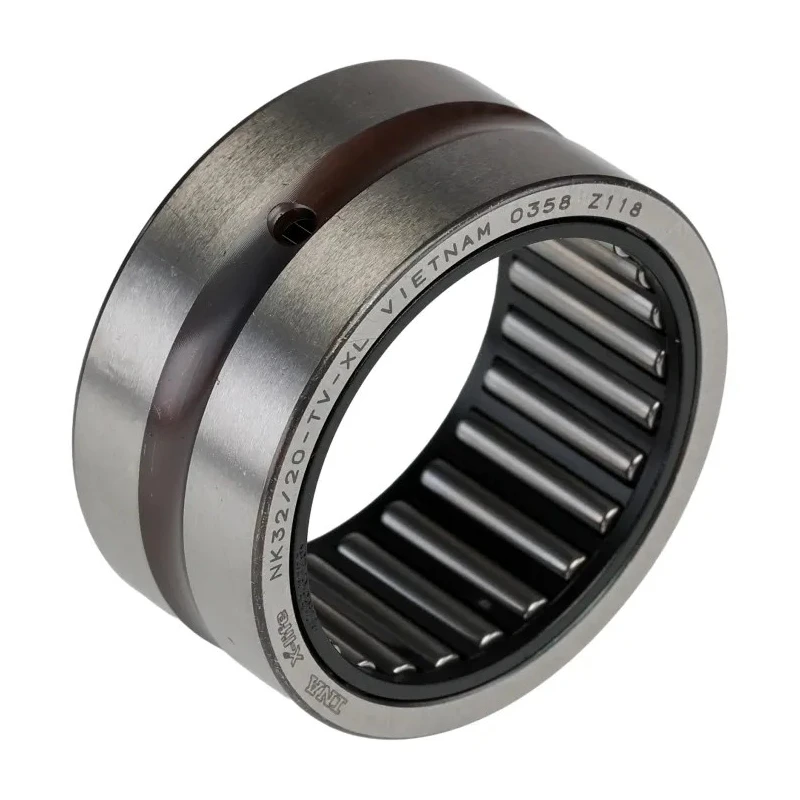 INA Needle Roller Bearing, 32 mm Inside Diameter, 42 mm Outside Diameter, 20 mm Race Width, Plastic Cage, Model NK32/20-TV-XL