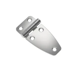 Southco Strap Hinge Gloss Stainless Steel Screw Fixing Fixed Pin 78 mm x 38.2 mm x 9 mm N6-4E-426-24