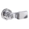 RS PRO Silver Stainless Steel Cabinet Lock 26 mm Panel-to-Tongue Depth Key Unlock 192-9647