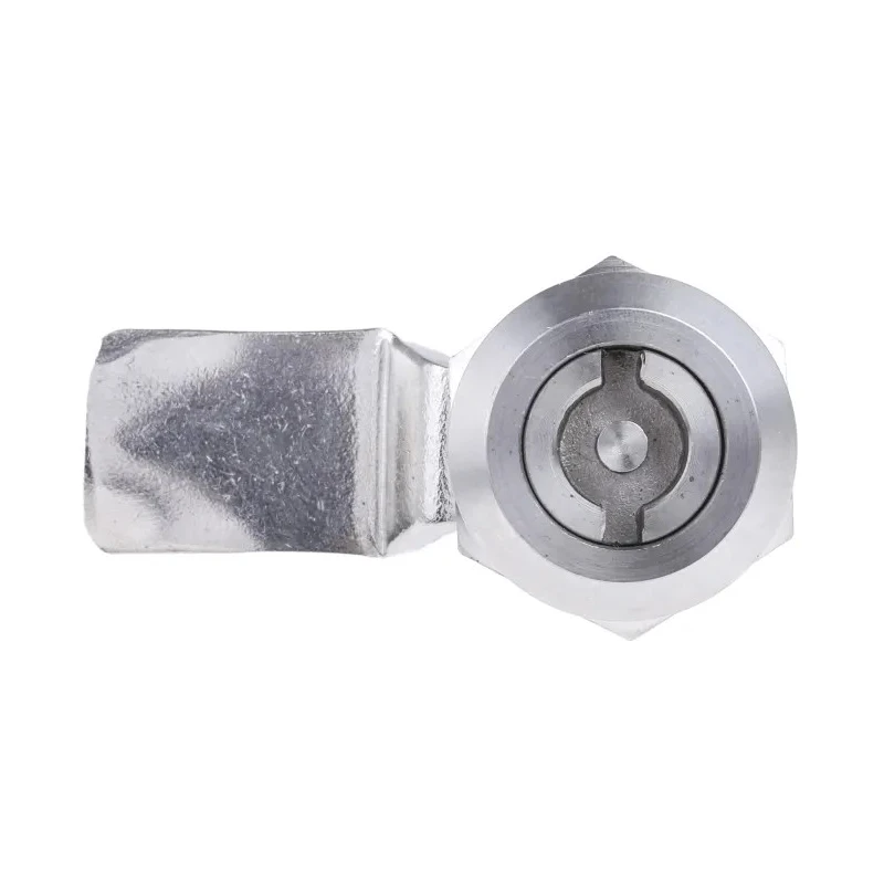 RS PRO Silver Stainless Steel Cabinet Lock 26 mm Panel-to-Tongue Depth Key Unlock 192-9647