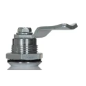 RS PRO Silver Die Cast Triangular Lock Camlock Key Unlock 25mm Panel-to-Tongue 192-9649