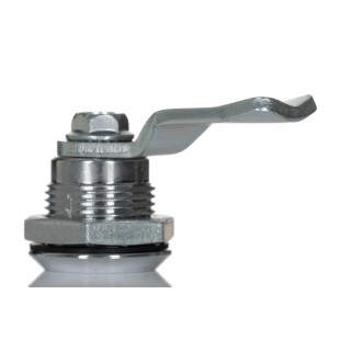 RS PRO Silver Die Cast Triangular Lock Camlock Key Unlock 25mm Panel-to-Tongue 192-9649