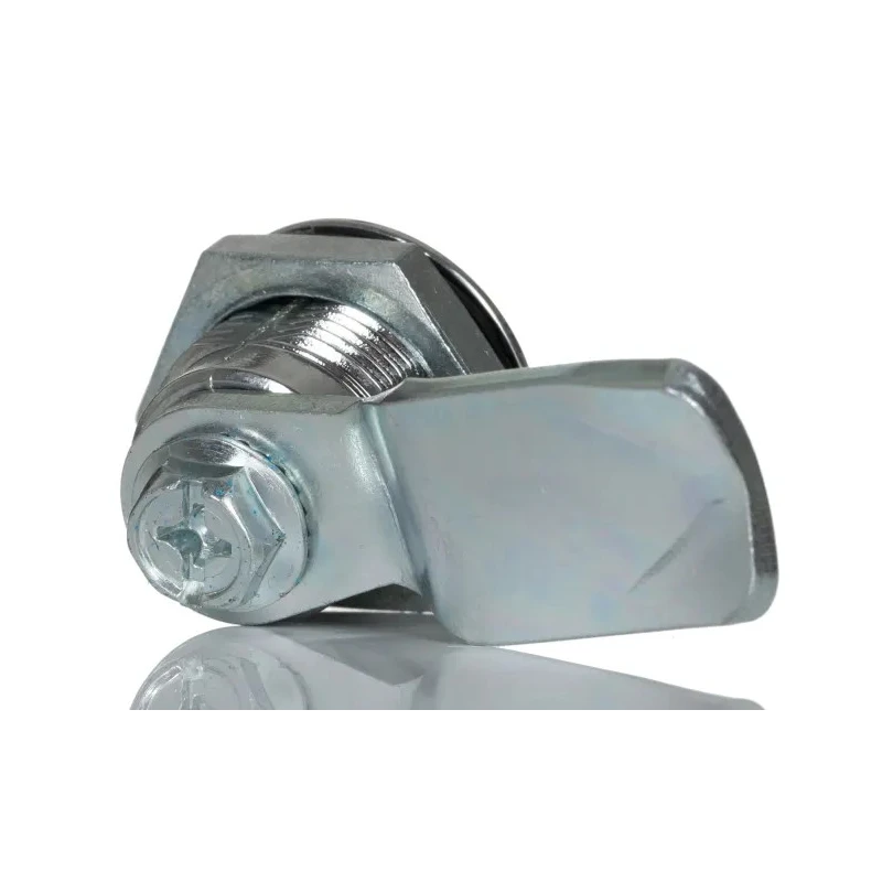 RS PRO Silver Die Cast Triangular Lock Camlock Key Unlock 25mm Panel-to-Tongue 192-9649