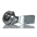 RS PRO Silver Die Cast Triangular Lock Camlock Key Unlock 25mm Panel-to-Tongue 192-9649