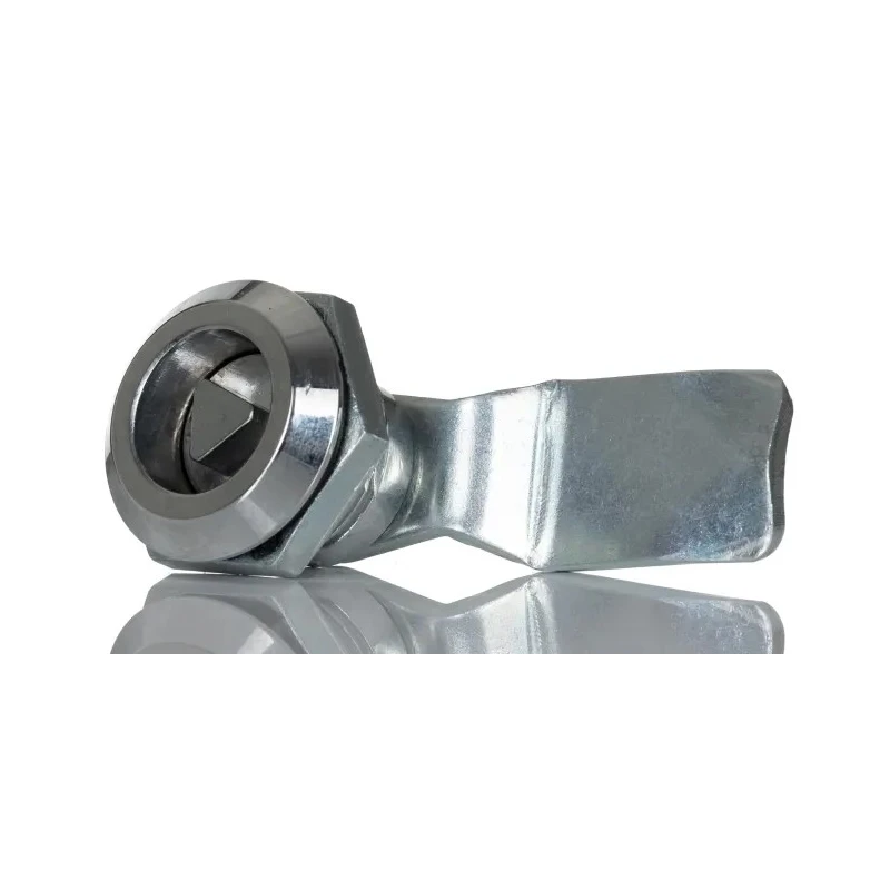 RS PRO Silver Die Cast Triangular Lock Camlock Key Unlock 25mm Panel-to-Tongue 192-9649