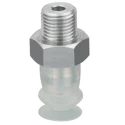 EMERSON ? AVENTICS EMERSON AVENTICS 20 mm Bellow Fluoromethyl Silicone Suction Cup Male Connection Size 1/8 in 1820415037