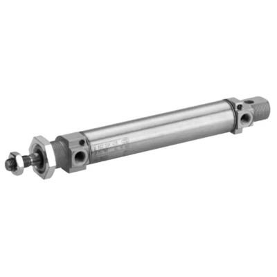 EMERSON ? AVENTICS 200 mm Pneumatic Piston Rod Cylinder Double Acting Through Hole Mount Stainless Steel Body 0822334508