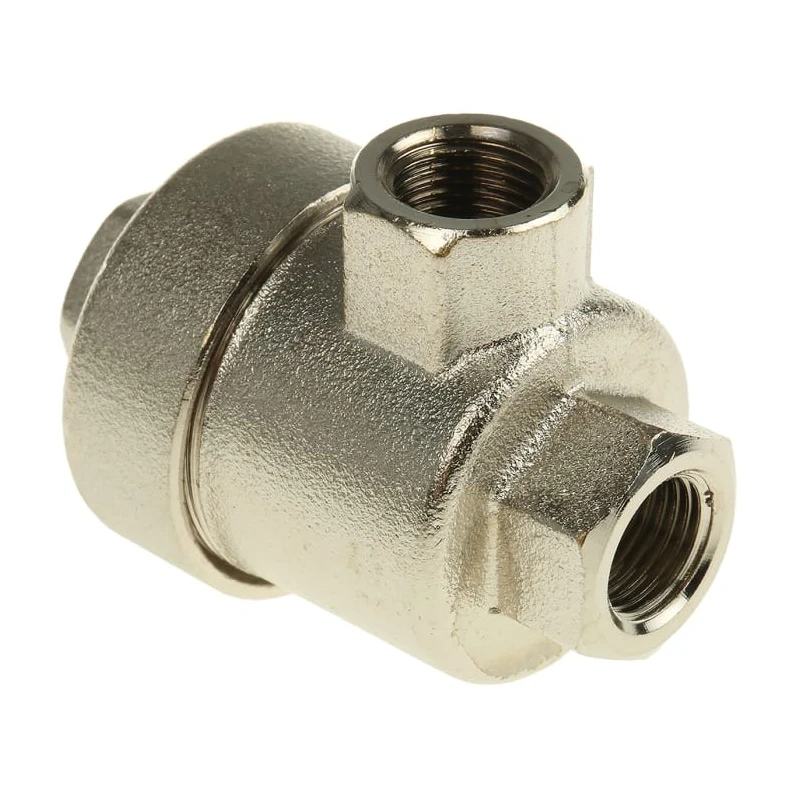 EMERSON ? AVENTICS EMERSON AVENTICS Quick Exhaust Valve Threaded Female G 1/8 in 10 bar Brass Body Nickel Plated 5735040000