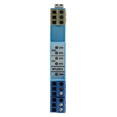 Eaton 2 Channel Galvanic Barrier Zener Barrier DIN Rail Mount ATEX Certified MTL5513/RS
