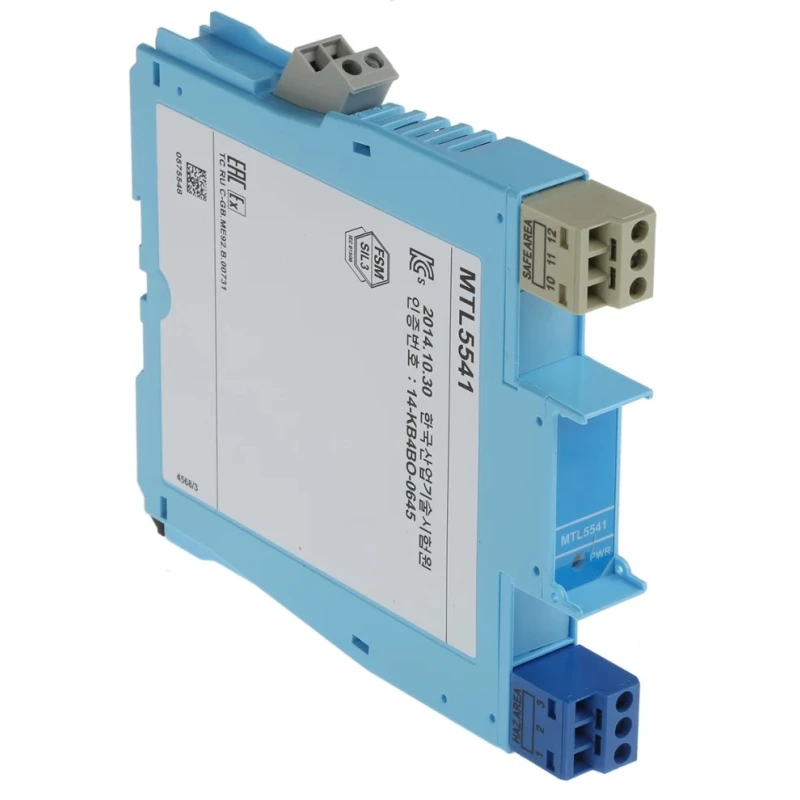 Eaton Zener Barrier Galvanic Barrier DIN Rail Mount 20-35V DC 93mA ATEX MTL5541/RS