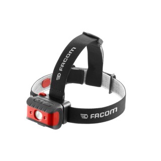 Facom LED Head Torch 200 Lumen Rechargeable Micro-USB IP67 Helmet Mountable Adjustable Strap 779.FRT3PB