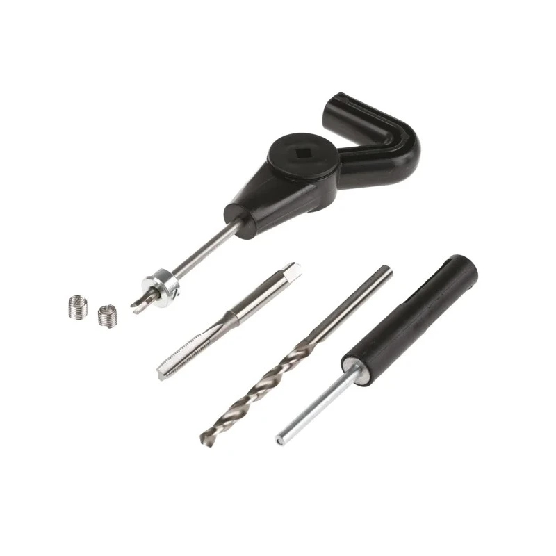 Recoil 18 Piece Thread Repair Kit with Magnetic Tang Break Tool, M5 Inserts, Drill, Combo Tap and Installation Tool 35058