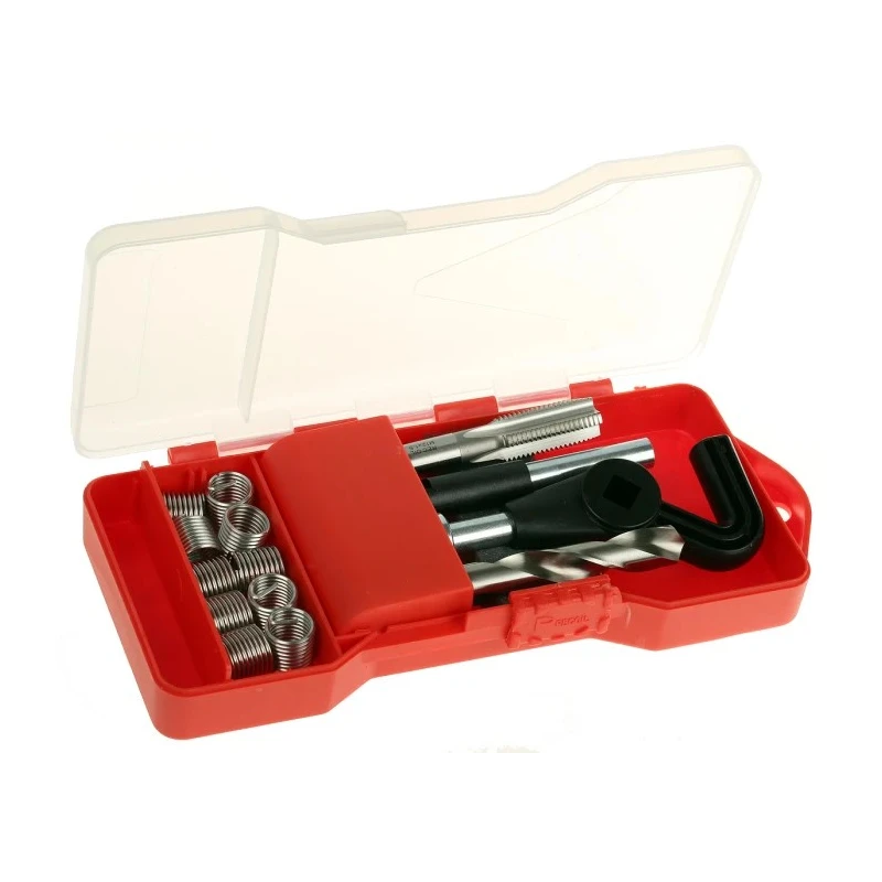 Recoil 13 Piece Thread Repair Kit M12 Inserts Combo Tap Installation Tool Drill Magnetic Tang Break Tool 37128