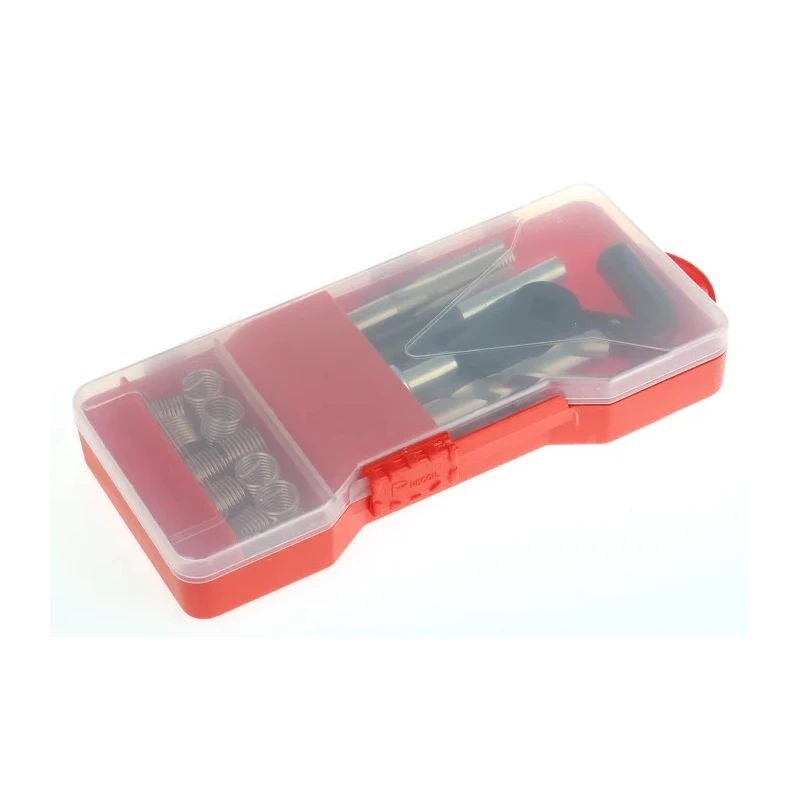 Recoil 13 Piece Thread Repair Kit M12 Inserts Combo Tap Installation Tool Drill Magnetic Tang Break Tool 37128