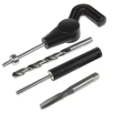 Recoil 18 Piece Thread Repair Kit with 1/4 In UNC Inserts, Drill, Magnetic Tang Break Tool, Combo Tap and Installation 33048