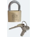 RS PRO Brass Anti-Pick Padlock Stainless Steel Shackle 6mm Diameter 40mm Body 195-8244