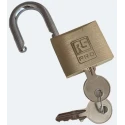 RS PRO Brass Anti-Pick Padlock Stainless Steel Shackle 6mm Diameter 40mm Body 195-8244
