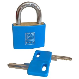 RS PRO Key Brass Padlock Keyed Alike, 6mm Shackle Diameter, 40mm Body Width 195-8250