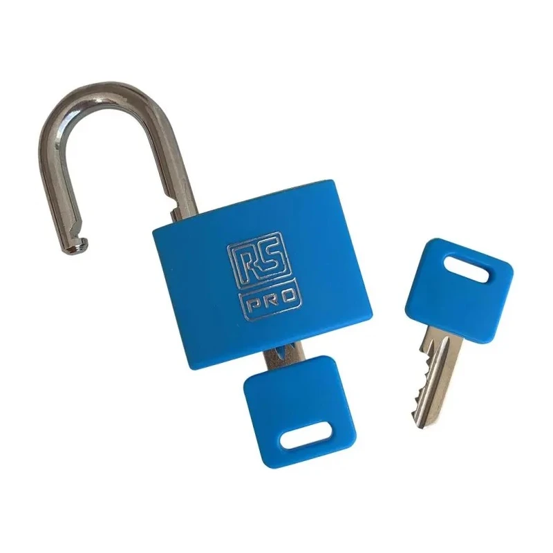 RS PRO Key Brass Padlock Keyed Alike, 6mm Shackle Diameter, 40mm Body Width 195-8250