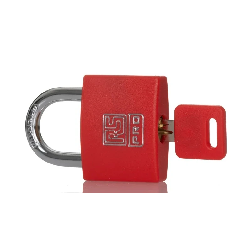 RS PRO Key Brass Padlock Keyed Alike, 6 mm Shackle Diameter, 40 mm Body Width 195-8252