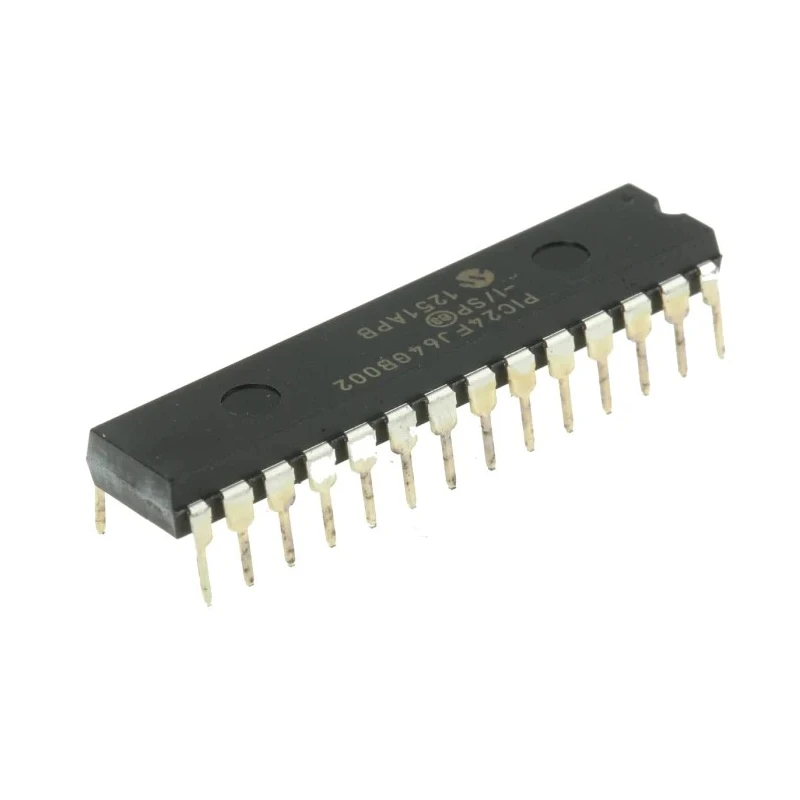Microchip PIC24FJ64GB002-I/SP 16-bit PIC PIC24FJ Microcontroller 32 MHz 64kB FLASH 28-Pin SPDIP