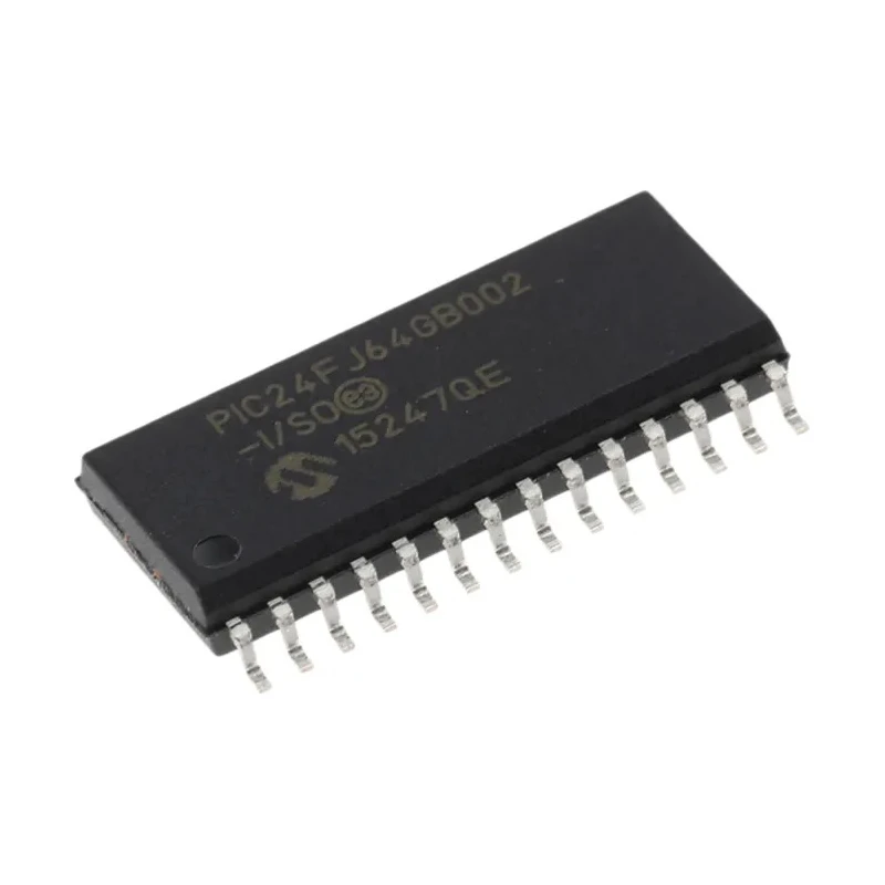Microchip 16 bit PIC PIC24FJ64GB002-I/SO Microcontroller 32 MHz 64kB FLASH 28-Pin SOIC PIC24FJ64GB002-I/SO