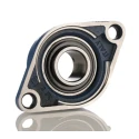 SKF 2 Hole Flange Bearing Unit Cast Iron 35 mm ID 96 mm Length Italy FYTB 35 TF