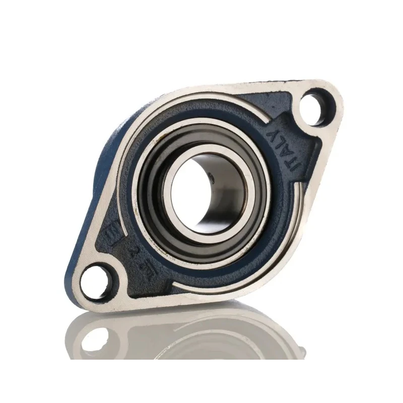SKF 2 Hole Flange Bearing Unit Cast Iron 35 mm ID 96 mm Length Italy FYTB 35 TF