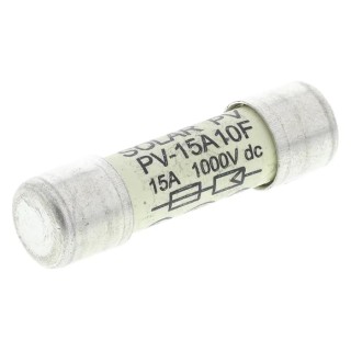 Eaton 15A Ceramic Cartridge Fuse 10 x 38 mm 1kV DC PV-15A10F