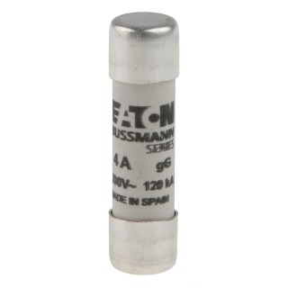 Eaton Ceramic Cartridge Fuse 4A Current Rating 500V AC Voltage 10 x 38 mm Size C10G4