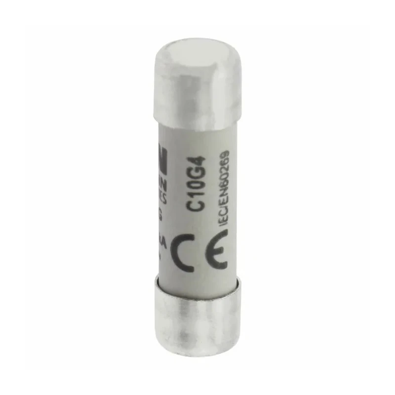Eaton 4A Ceramic Cartridge Fuse 10 x 38 mm 500V AC Compact High Breaking Capacity C10G4