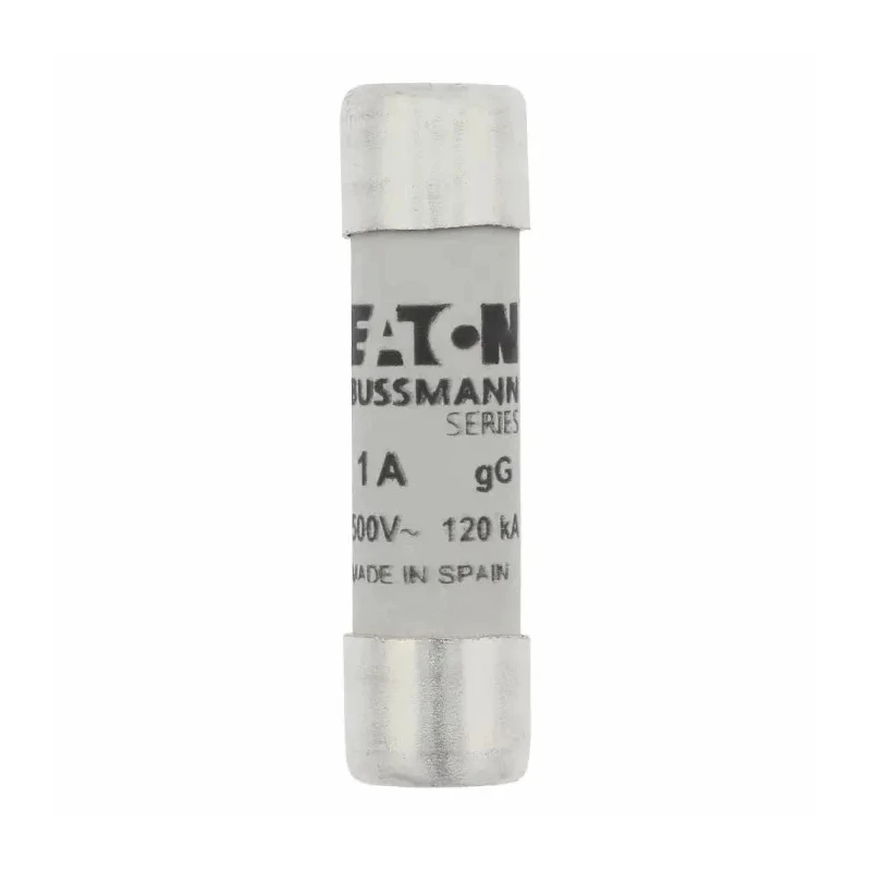 Eaton 1A Ceramic Cartridge Fuse, 10 x 38 mm, 500V AC, C10G1
