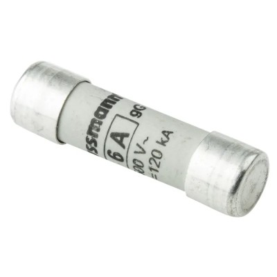 Eaton 6A Ceramic Cartridge Fuse 10 x 38 mm 500V AC C10G6