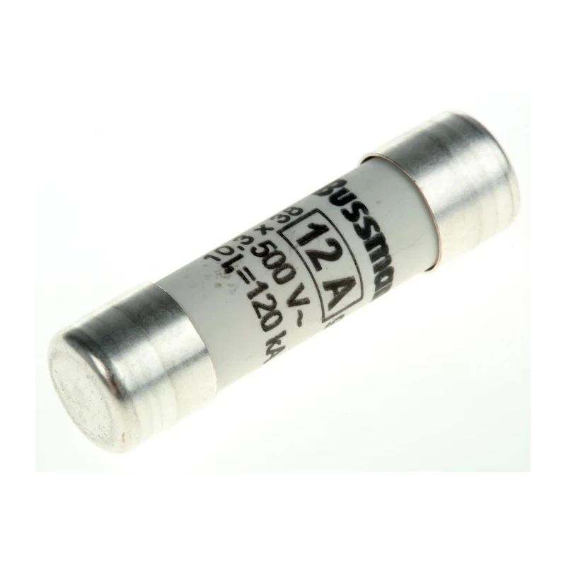 Eaton 12A Ceramic Cartridge Fuse, 10 x 38 mm, 500V AC, High Breaking Capacity C10G12