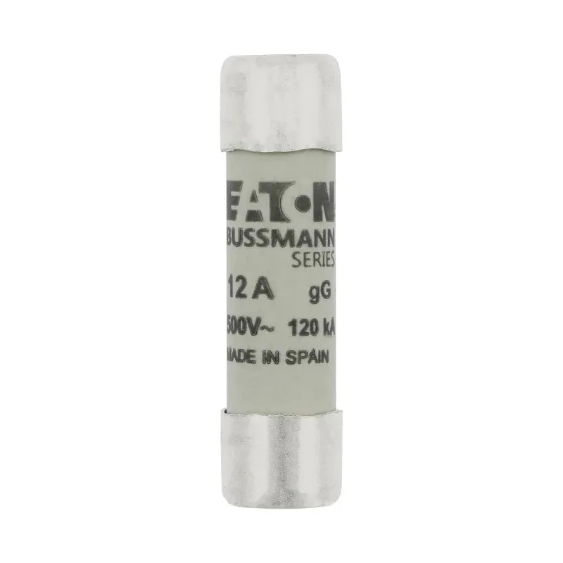 Eaton 12A Ceramic Cartridge Fuse, 10 x 38 mm, 500V AC, High Breaking Capacity C10G12