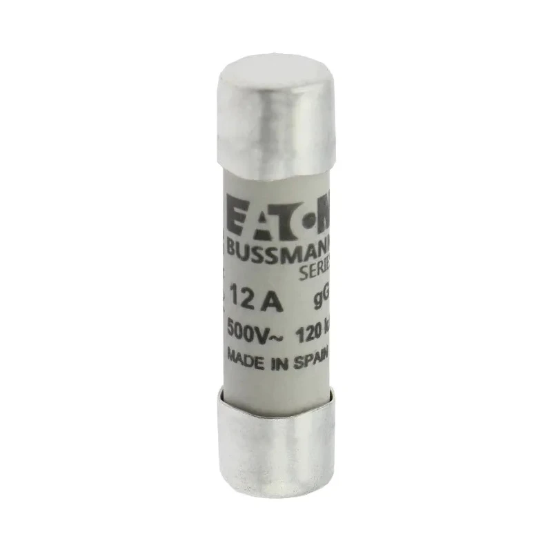 Eaton 12A Ceramic Cartridge Fuse, 10 x 38 mm, 500V AC, High Breaking Capacity C10G12