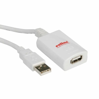 Roline USB 2.0 Extender Cable Single Port Hub 5 m Extension Distance 12.04.1088-10