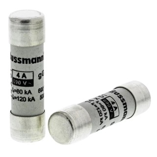 Eaton 4A Ceramic Cartridge Fuse 14 x 51 mm 690V AC C14G4