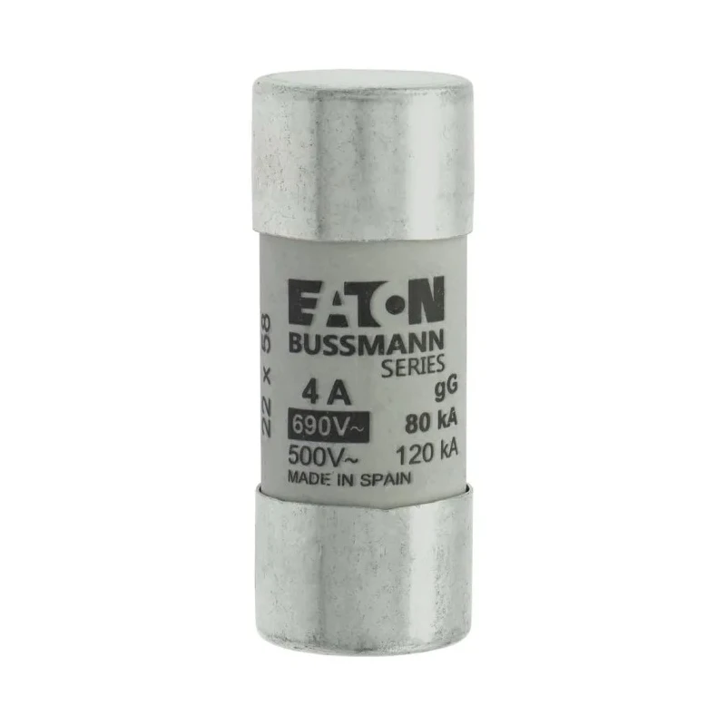 Eaton 4A Ceramic Cartridge Fuse 690V AC 22 x 58 mm C22G4