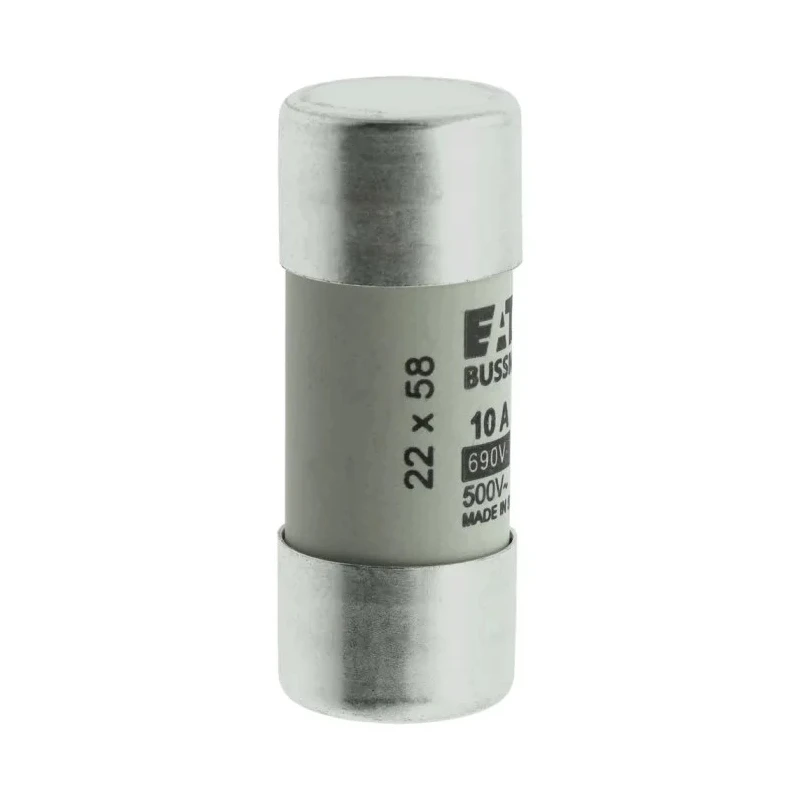 Eaton Cartridge Fuse 10A 690V AC Ceramic Body 22 x 58 mm C22G10