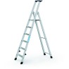 Zarges Aluminium 6 Steps Step Ladder, 1.26m Platform Height, 1.86m Open Length 42456