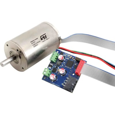 STMicroelectronics Evaluation Board EVALKIT-ROBOT-1 with STSPIN32F0A, Brushless DC Motor Control, 100 W Power EVALKIT-ROBOT-1