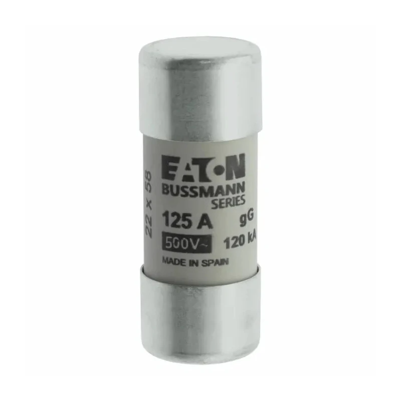 Eaton 125A Ceramic Cartridge Fuse 22 x 58 mm 400V AC C22G125