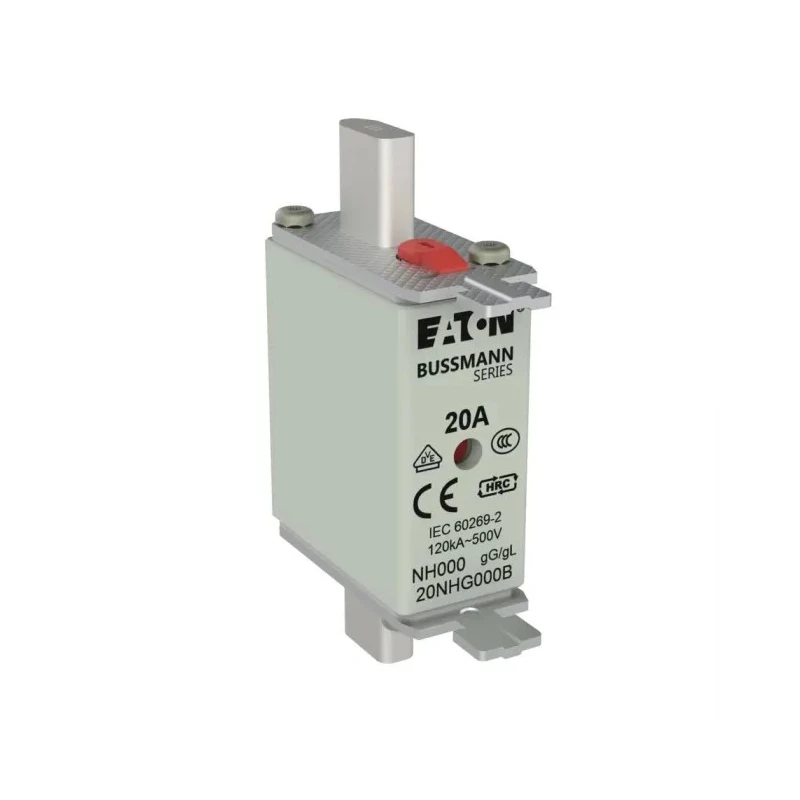 Eaton 20A NH Fuse 79 mm x 51 mm x 21 mm 500V ac 20NHG000B