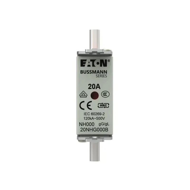 Eaton 20A NH Fuse 79 mm x 51 mm x 21 mm 500V ac 20NHG000B