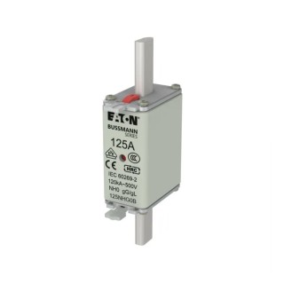 Eaton 125A Centred Tag Fuse NH0 500V AC High Rupture Capacity Dual Indication 125NHG0B